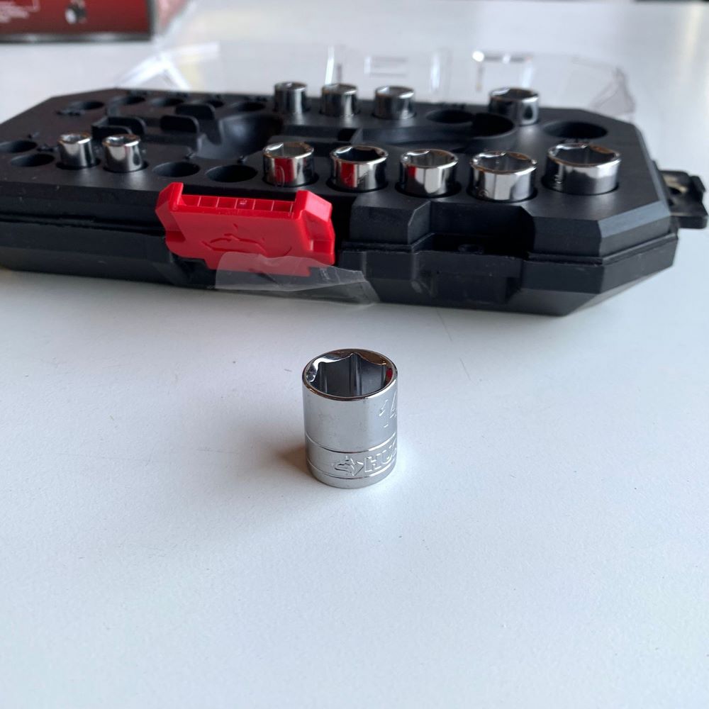 1/4 in. Drive Ratchet SAE/Metric Standard Socket Set (24-Piece) (H4D24PCSWS) 1/4 in. Drive Ratchet SAE/Metric Standard Socket Set (24-Piece) (H4D24PCSWS)